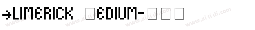 Climerick Medium字体转换